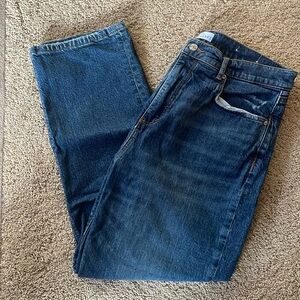 LOFT straight crop jeans